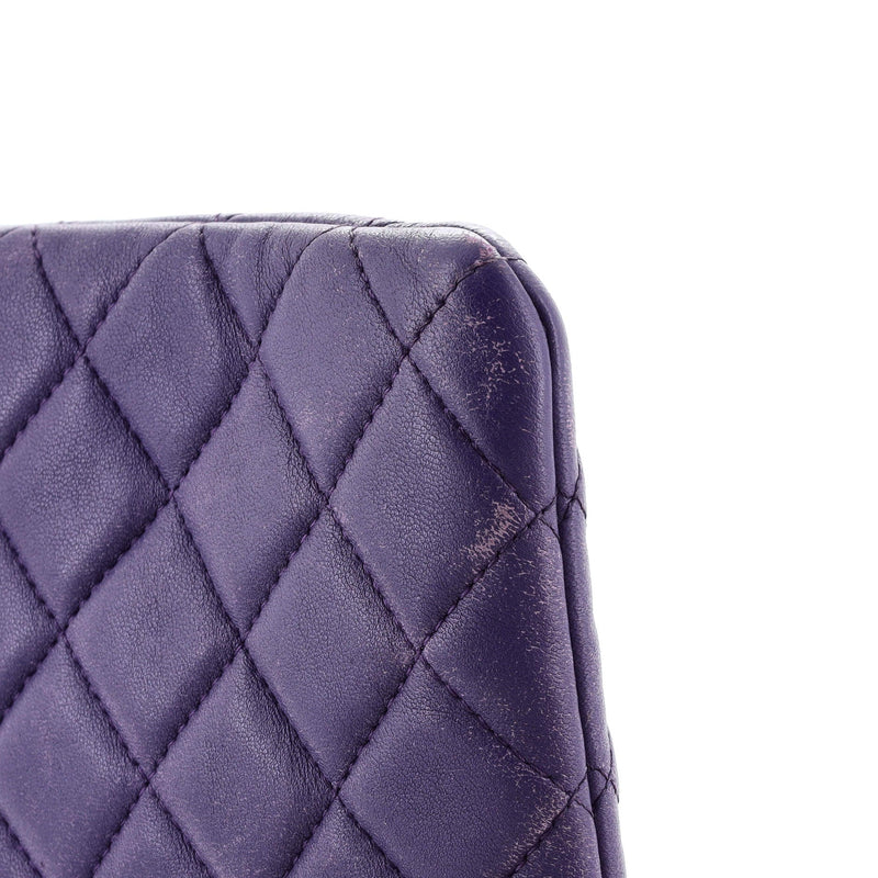 Chanel O Case Clutch Quilted Lambskin