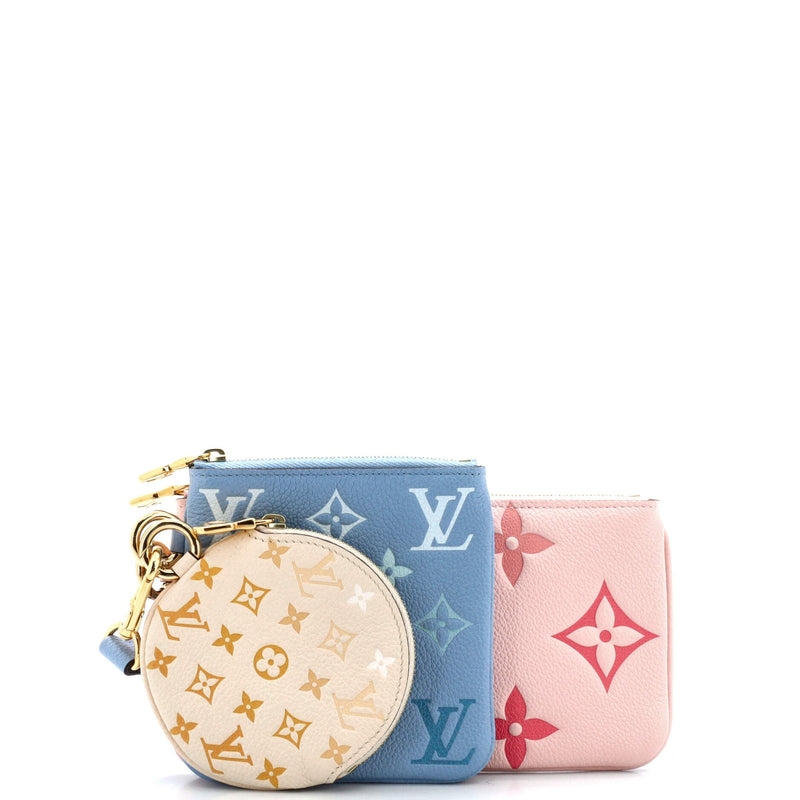 Louis Vuitton Trio Pouch Set By The Pool