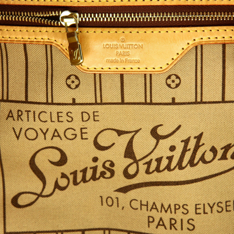 Louis Vuitton Neverfull Tote Canvas Mm