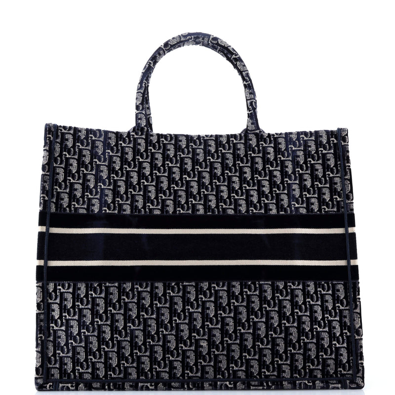 Christian Dior Book Tote Oblique Velvet