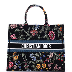 Christian Dior Book Tote Embroidered