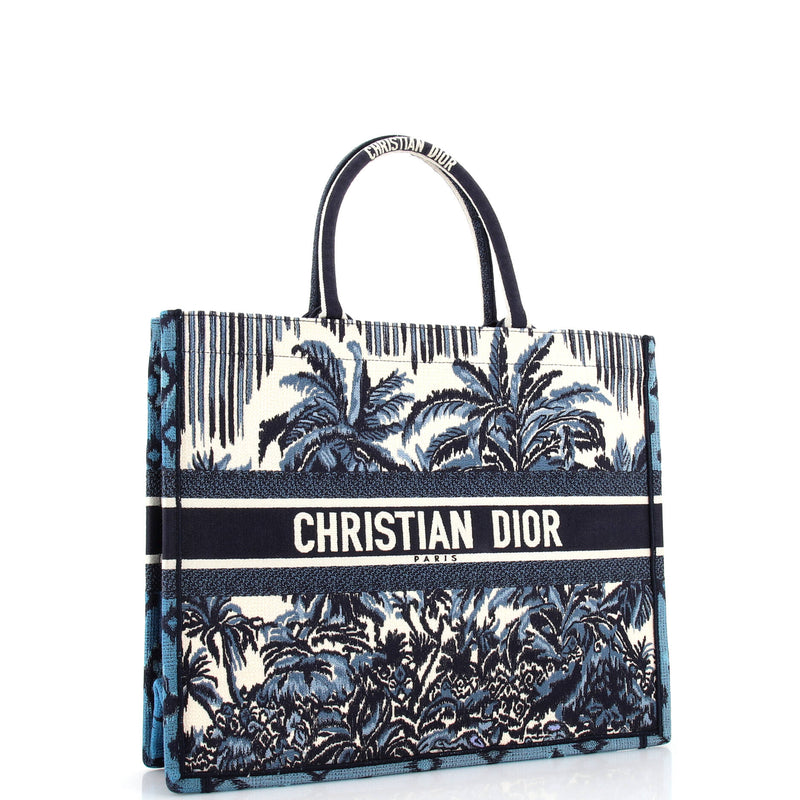 Christian Dior Book Tote Embroidered