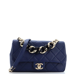 Chanel Resin Elegant Chain Flap Bag