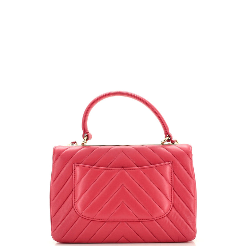 Chanel Trendy Cc Top Handle Bag Chevron