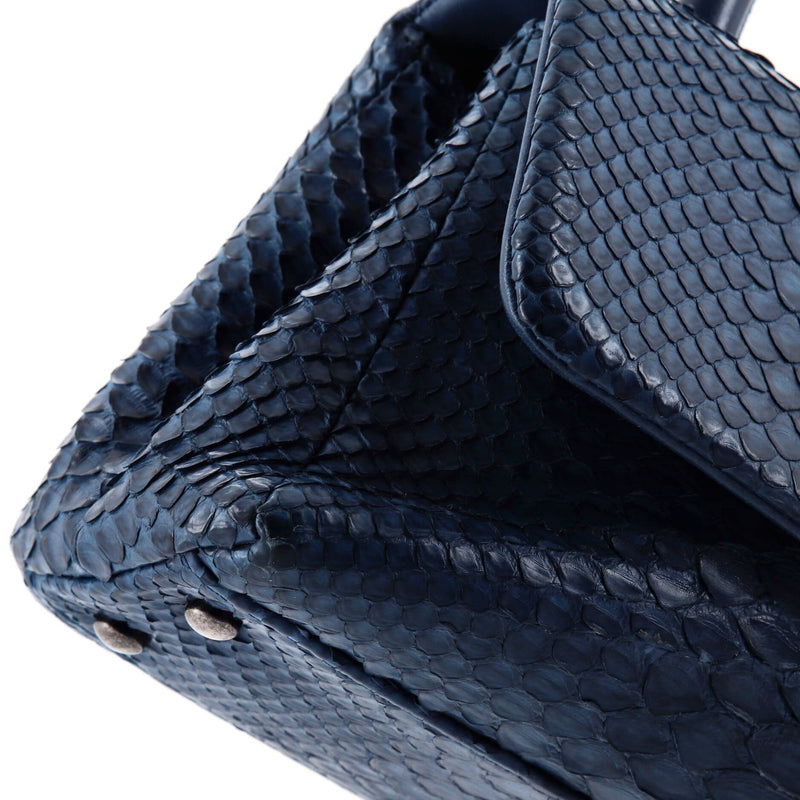 Chanel Coco Top Handle Bag Python Mini