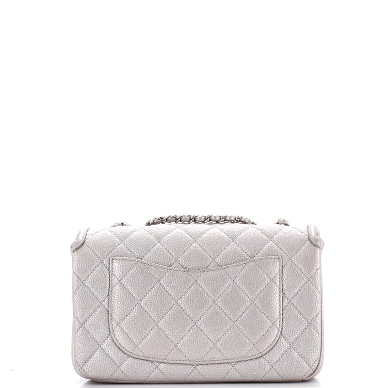 Chanel Filigree Flap Bag Quilted Caviar