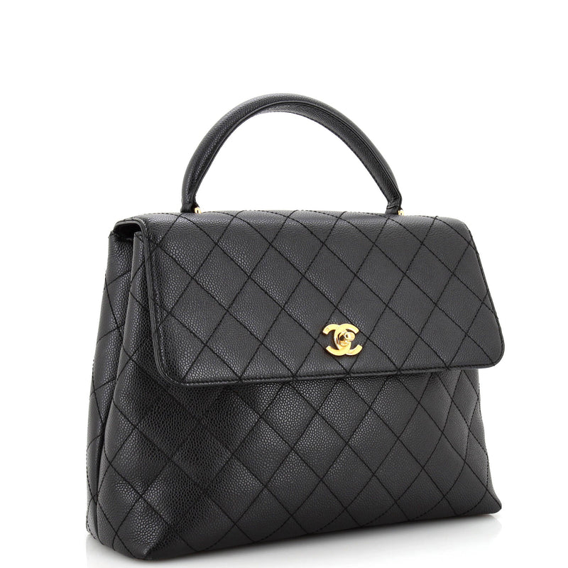 Chanel Vintage Classic Top Handle Flap