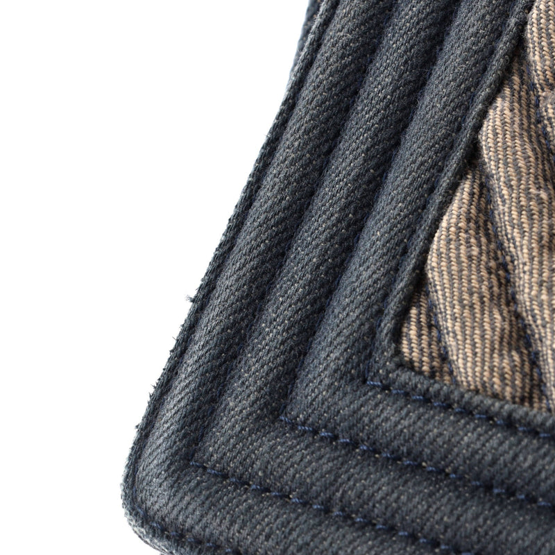 Chanel Boy Flap Bag Chevron Denim Old