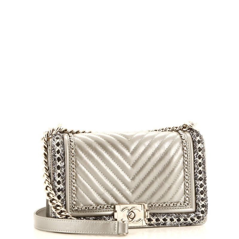 Chanel Jacket Boy Flap Bag Chevron