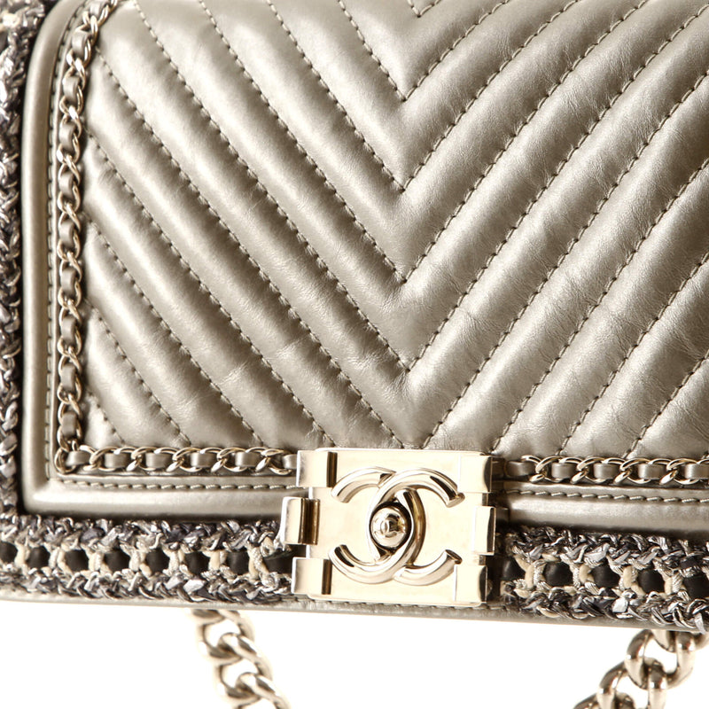 Chanel Jacket Boy Flap Bag Chevron