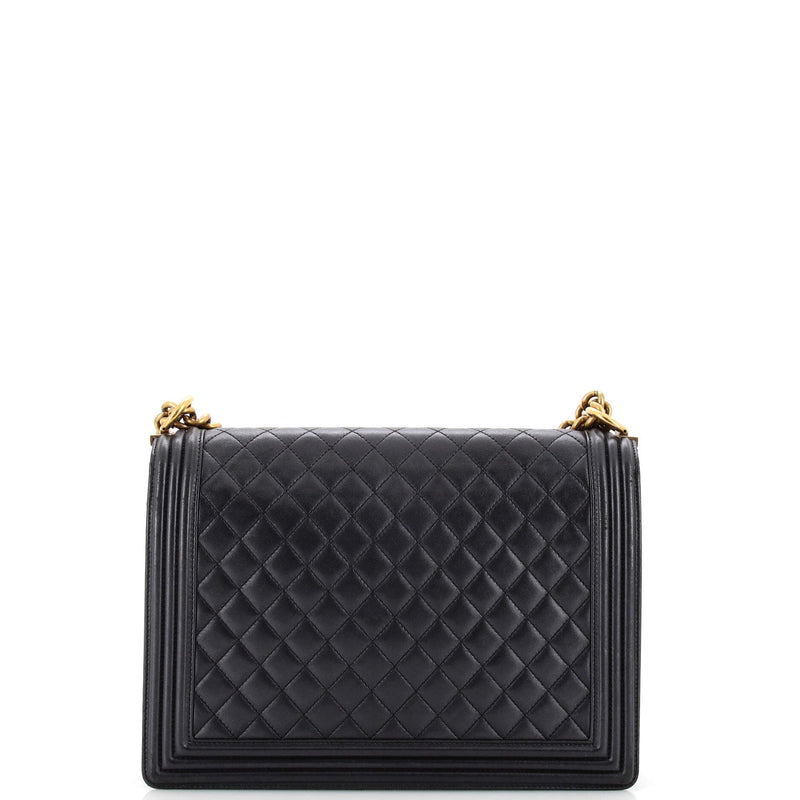 Chanel Boy Flap Bag Quilted Iridescent