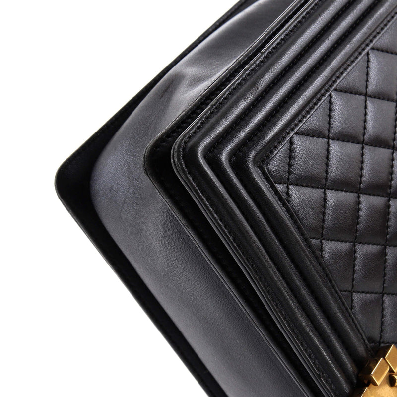 Chanel Boy Flap Bag Quilted Iridescent