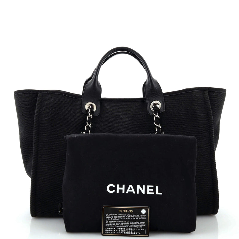 Chanel Deauville Tote Pearl Embellished