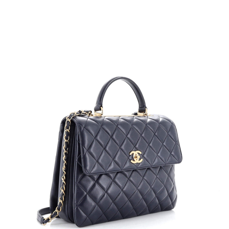 Chanel Trendy Cc Top Handle Bag Quilted