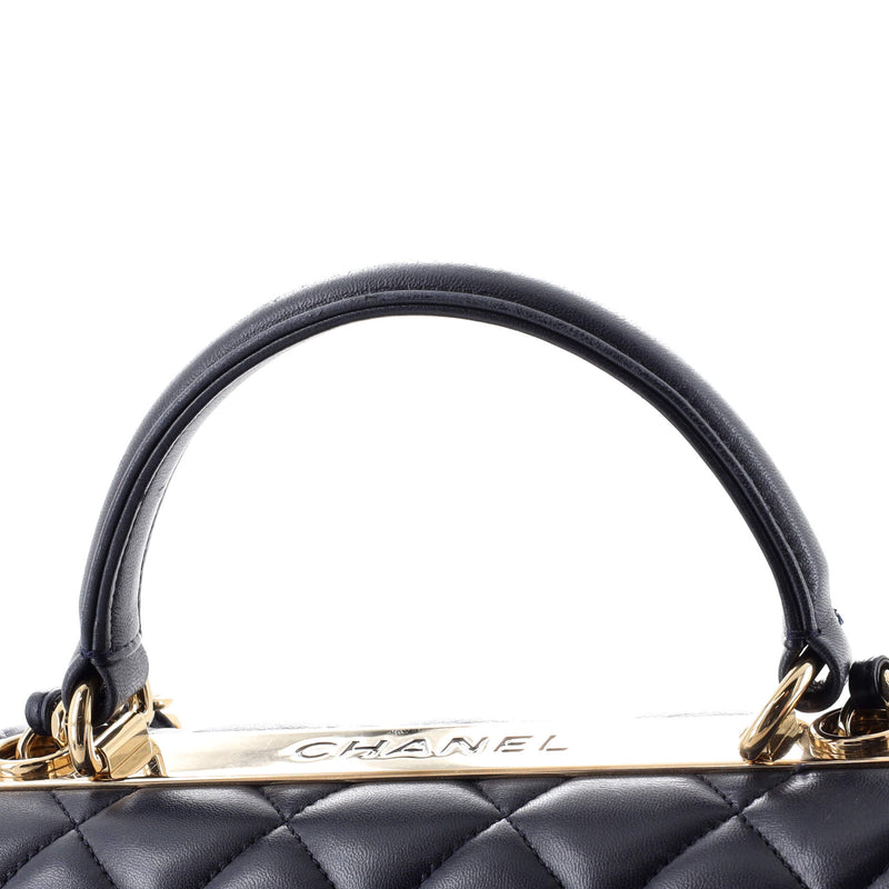 Chanel Trendy Cc Top Handle Bag Quilted