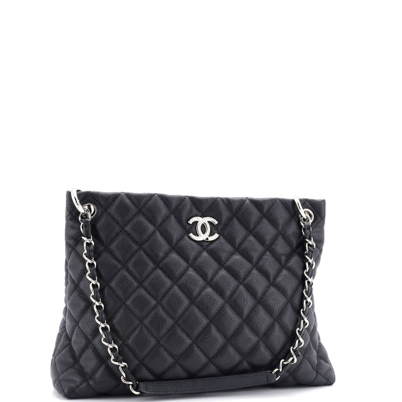 Chanel Easy Tote Quilted Caviar Large