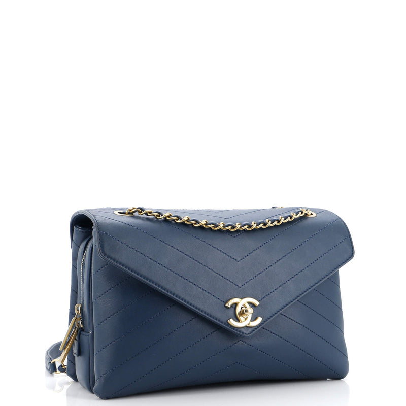 Chanel Envelope Compartment Flap Bag