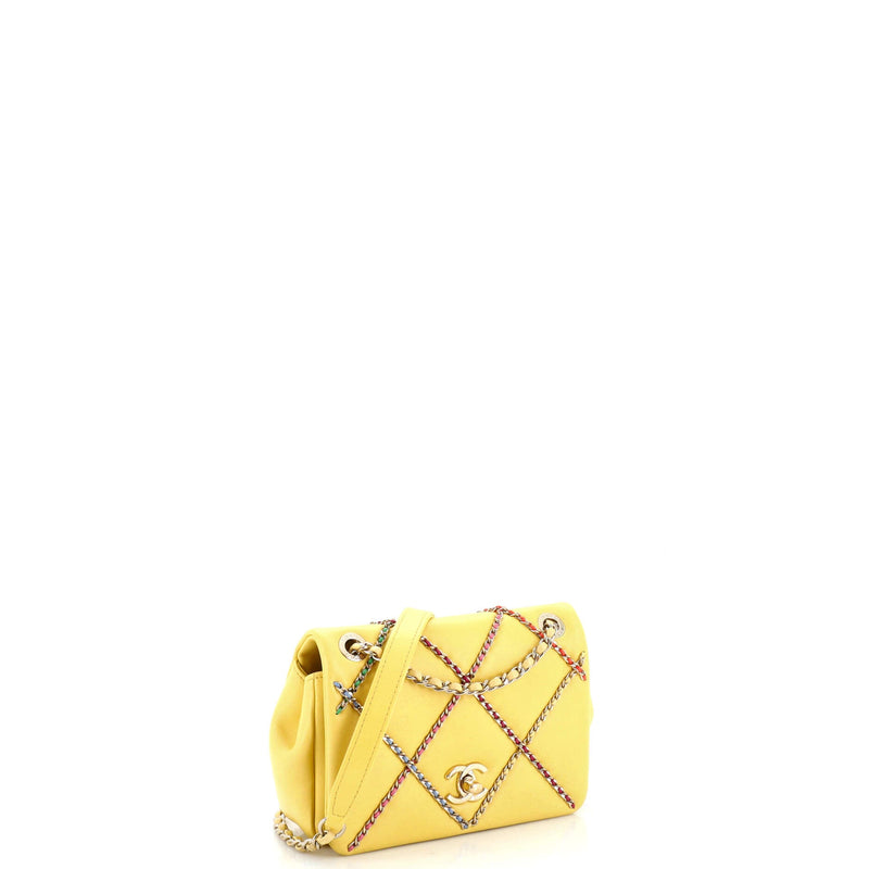 Chanel Entwined Chain Flap Bag Quilted