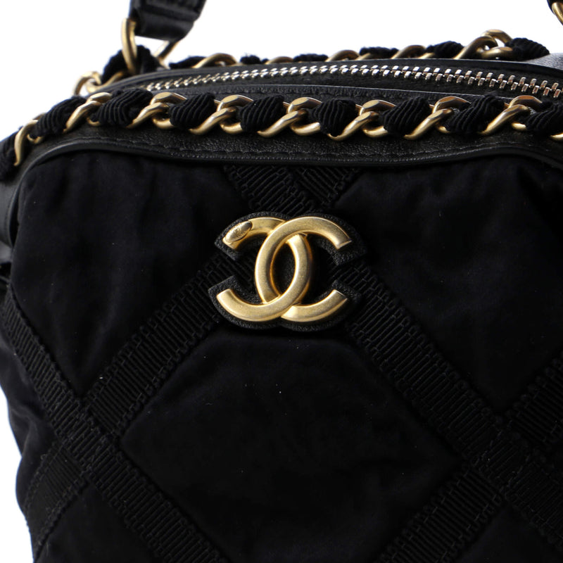 Chanel Top Handle Clutch With Chain