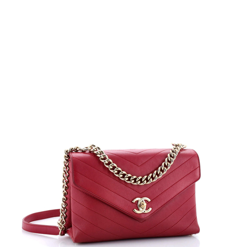 Chanel Coco Chevron Flap Bag Stitched