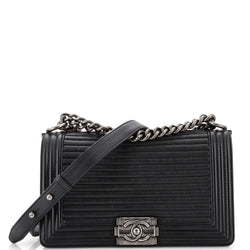 Chanel Boy Flap Bag Horizontal Quilted