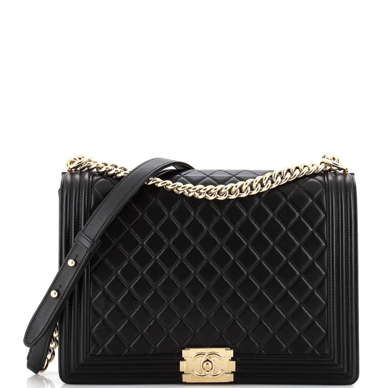 Chanel Boy Flap Bag Quilted Lambskin