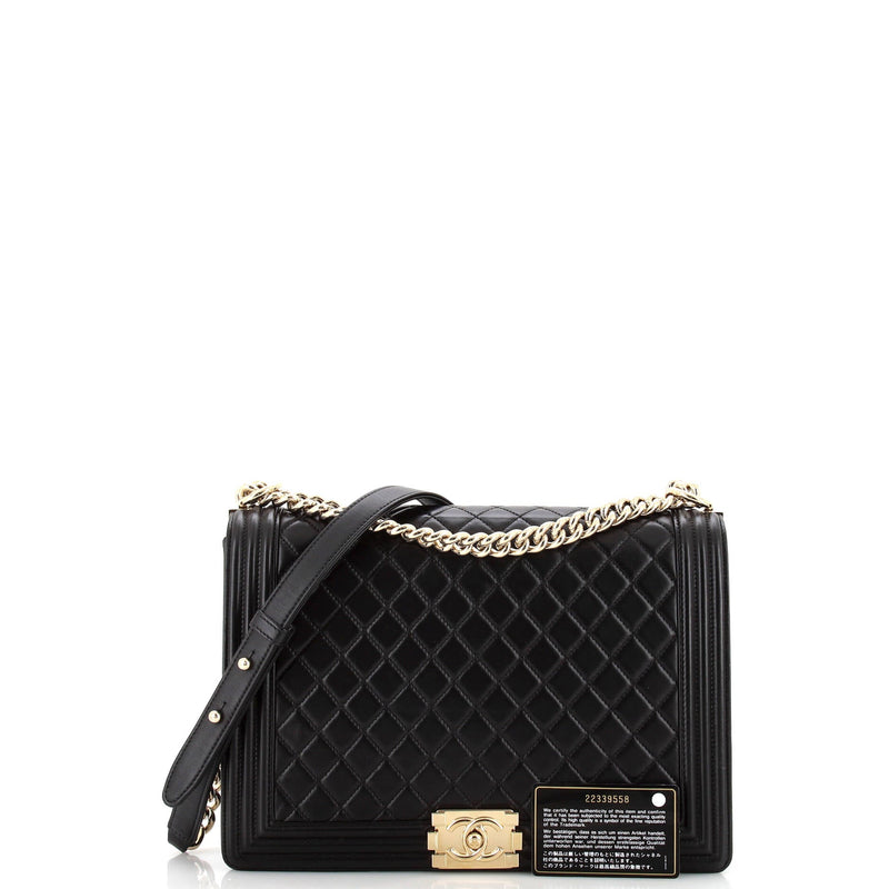 Chanel Boy Flap Bag Quilted Lambskin