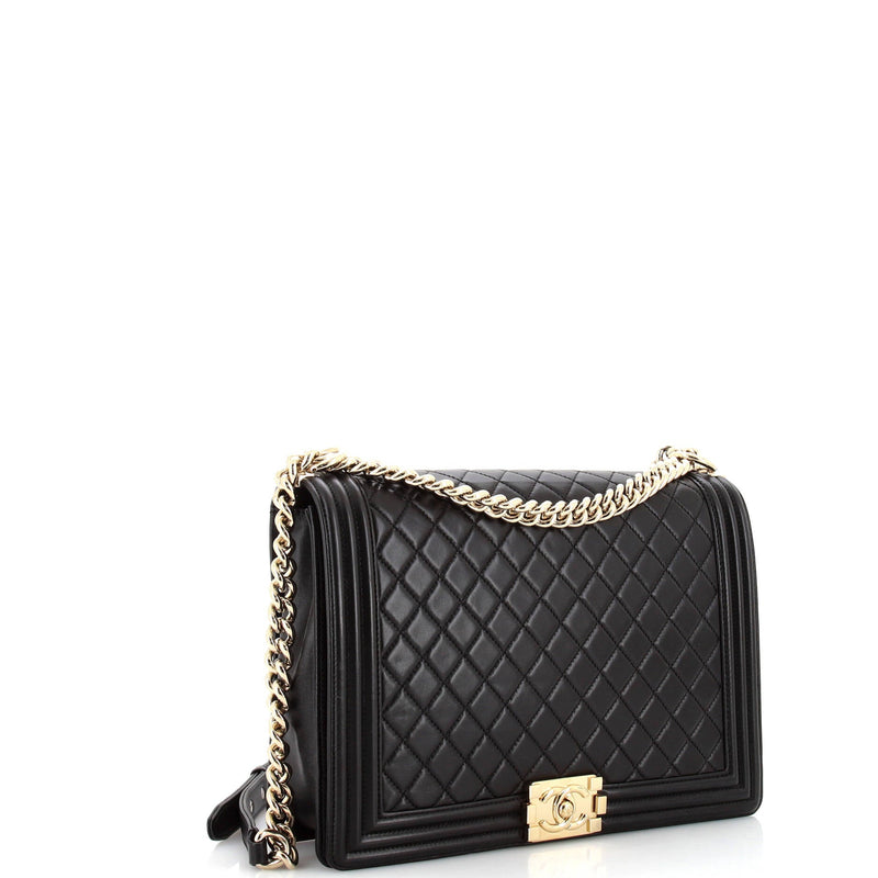 Chanel Boy Flap Bag Quilted Lambskin