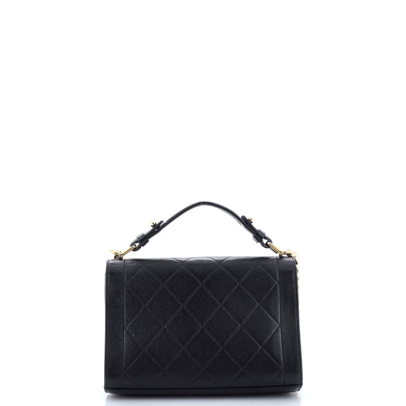 Chanel Label Click Flap Bag Quilted