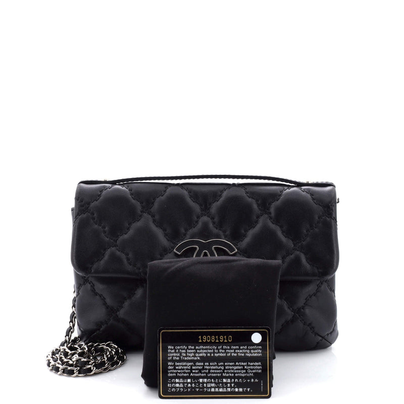 Chanel Double Stitch Hamptons Flap Bag