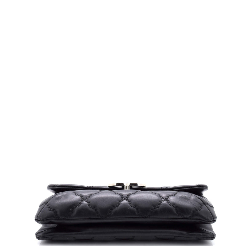 Chanel Double Stitch Hamptons Flap Bag