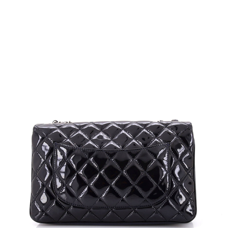 Chanel 3 Flap Bag Quilted Patent Jumbo