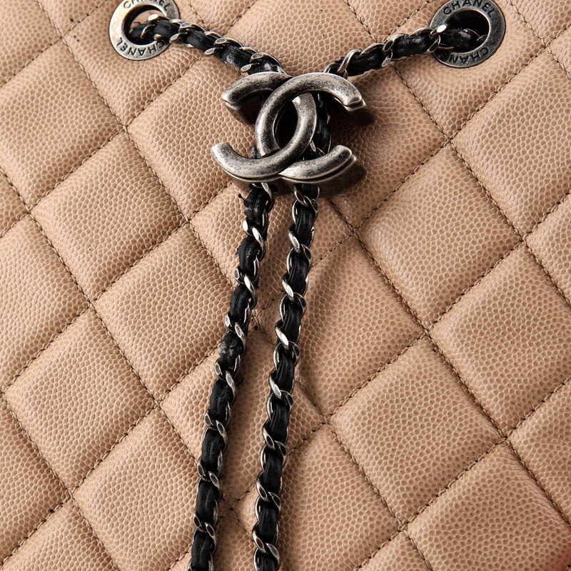 Chanel Top Handle Cc Drawstring Bucket