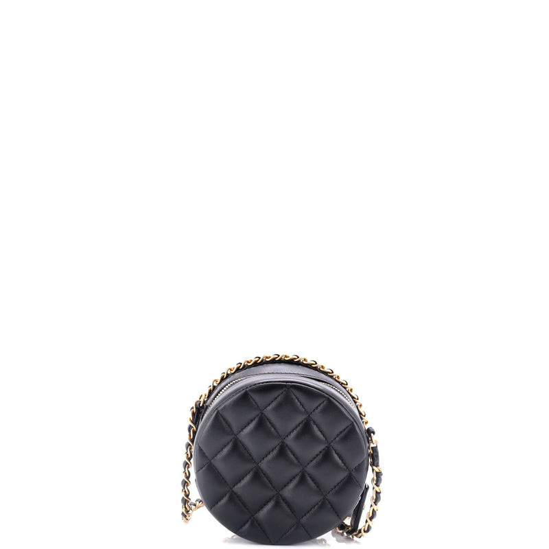 Chanel Chain Around Round Clutch With