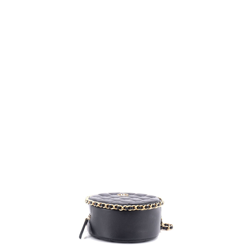 Chanel Chain Around Round Clutch With