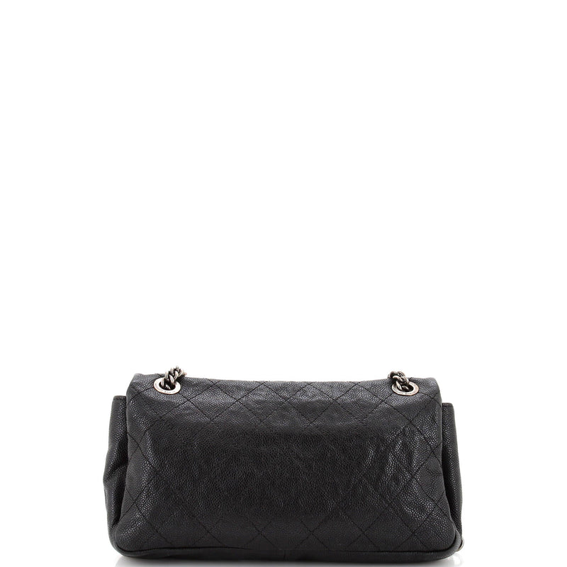 Chanel Easy Flap Bag Quilted Caviar