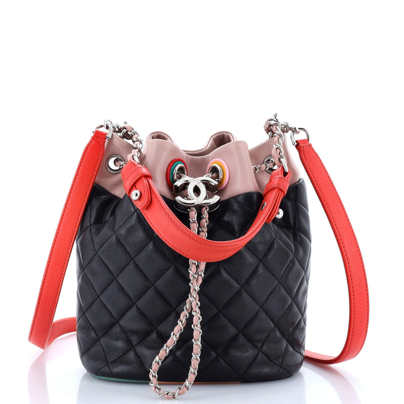 Chanel Cuba Drawstring Bucket Bag