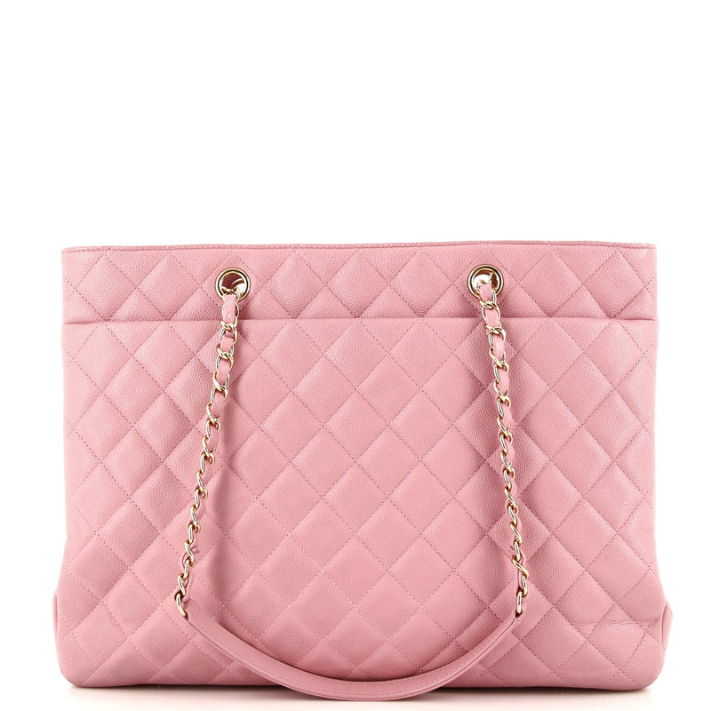 Chanel Classic Cc Shopping Tote Quilted