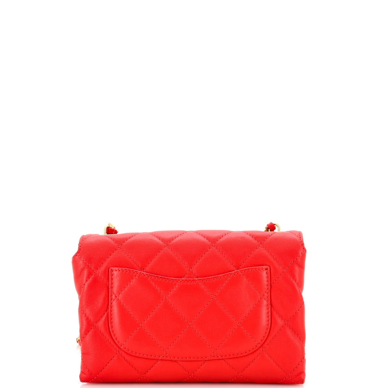 Chanel Chain Bar Top Handle Flap Bag