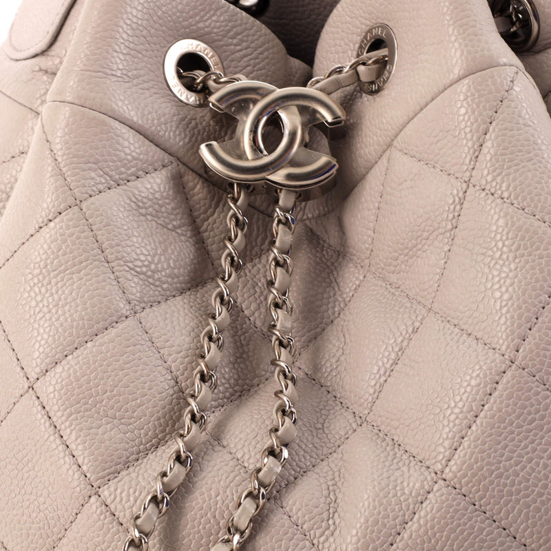 Chanel Cc Chain Drawstring Bucket Bag