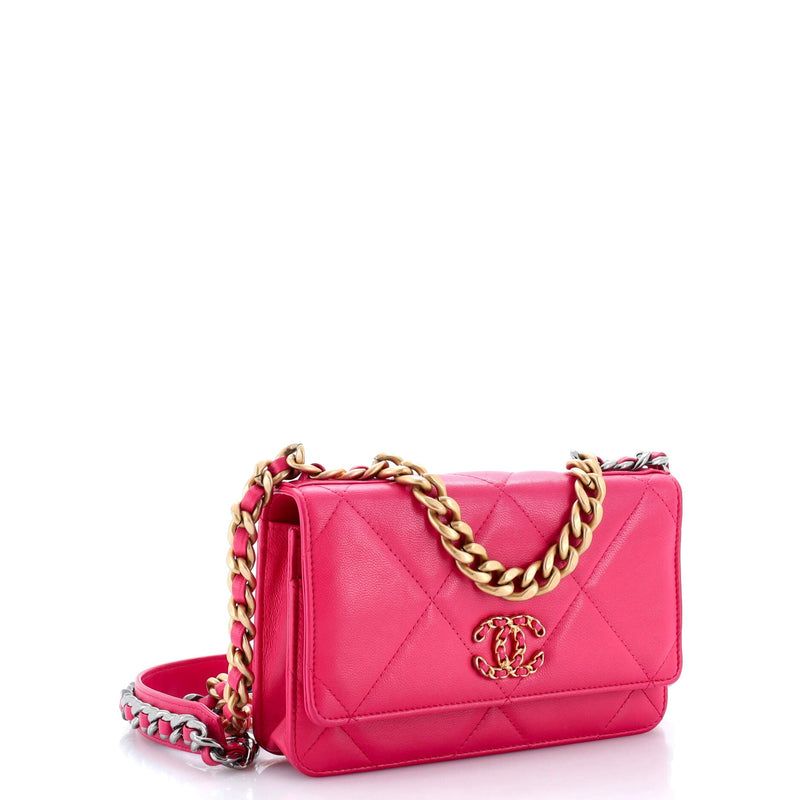 Chanel 19 Wallet On Chain Quilted