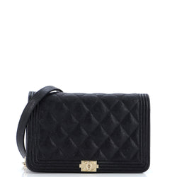 Chanel Boy Wallet On Chain Quilted