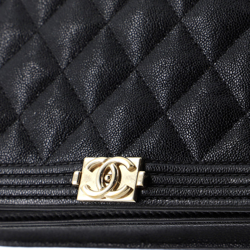 Chanel Boy Wallet On Chain Quilted