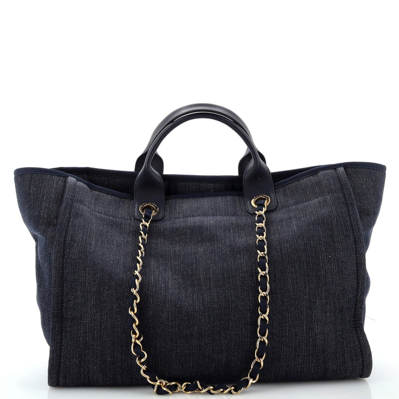 Chanel Deauville Tote Denim Medium