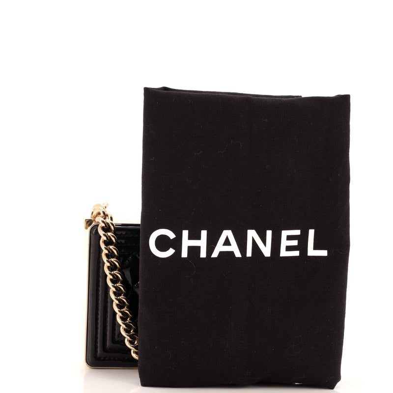 Chanel Boy Chain Box Minaudiere Quilted