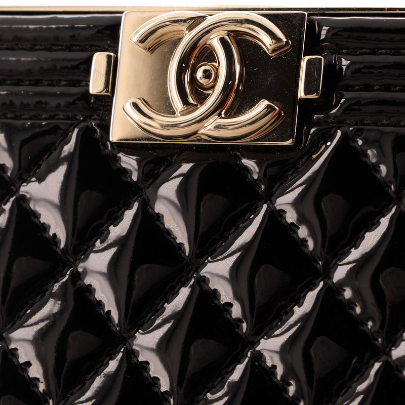 Chanel Boy Chain Box Minaudiere Quilted