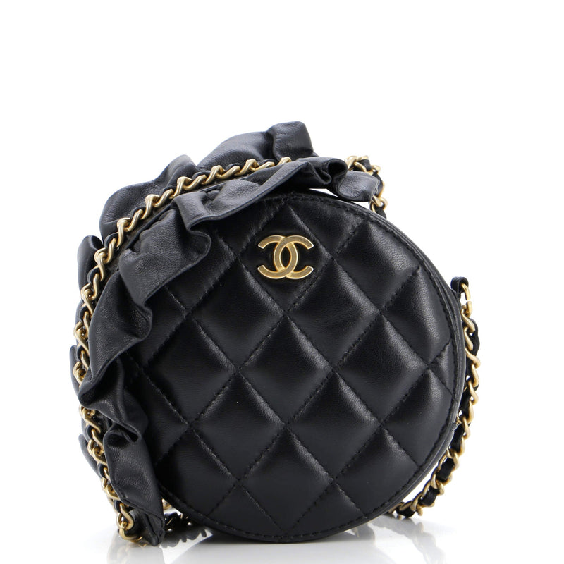 Chanel Romance Round Clutch With Chain