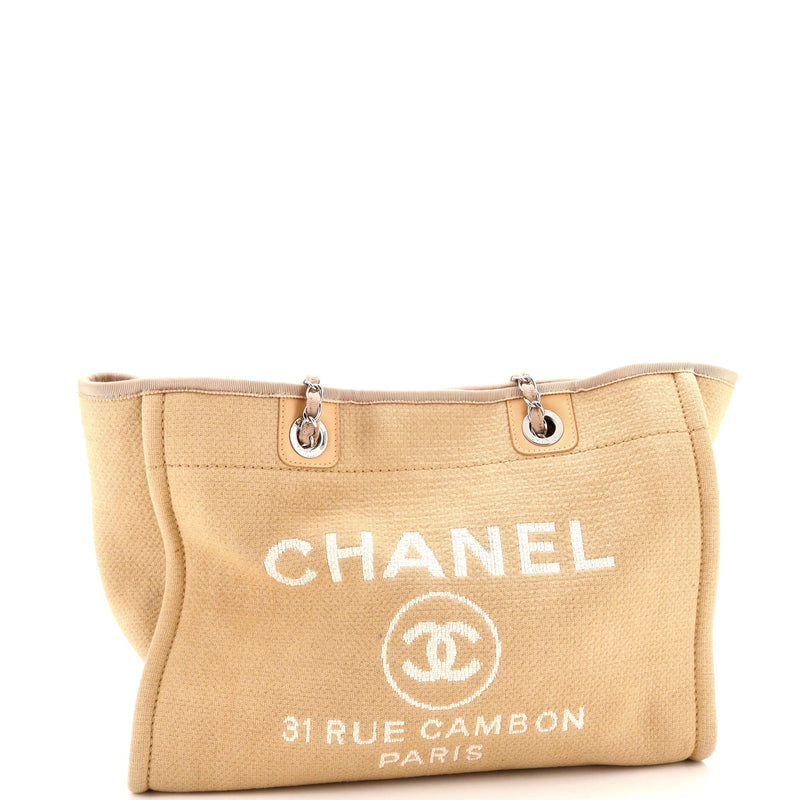 Chanel Deauville Tote Canvas Small