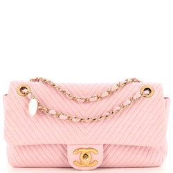 Chanel Medallion Charm Flap Bag Chevron