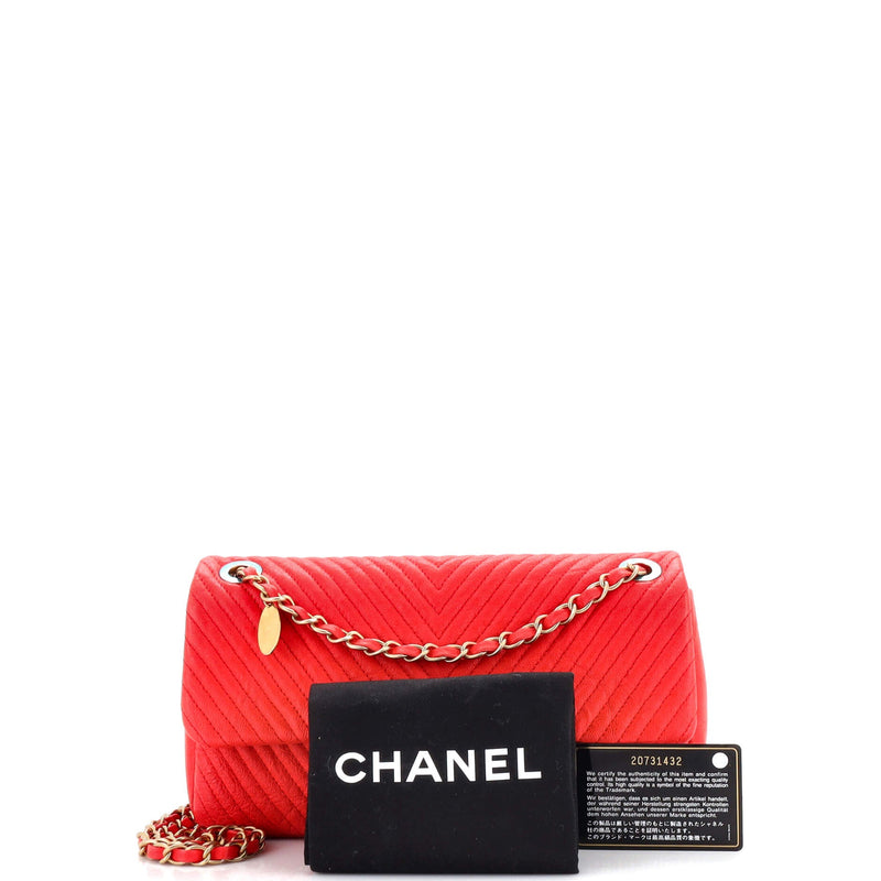 Chanel Medallion Charm Flap Bag Chevron